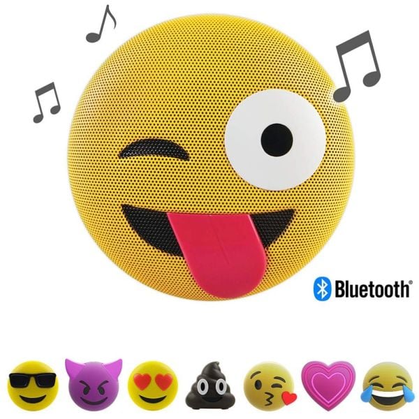 Jam Audio Jamoji Winking Emoji Portable Bluetooth Speaker 6hrs