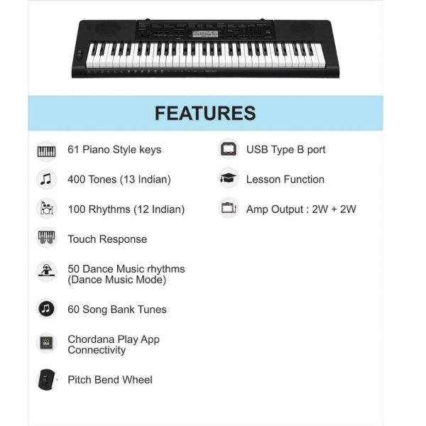 Casio ctk 3500 touch sensitive top