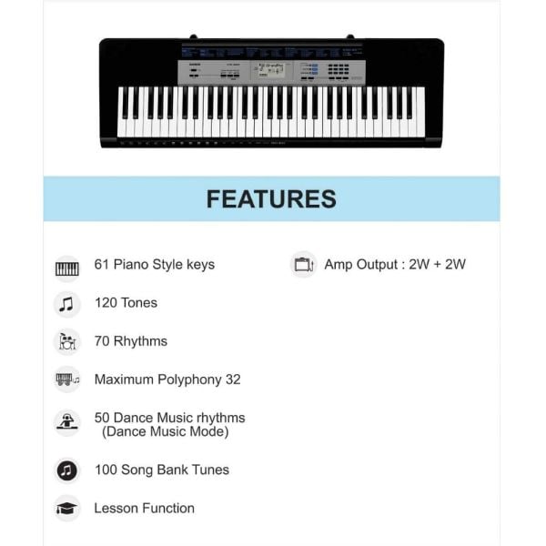 Piano ctk 1550 on sale