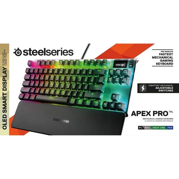 SteelSeries Apex Pro TKL Mechanical Gaming Keyboard | Best Prices