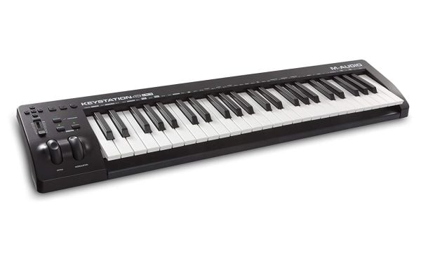 Weighted midi controller top