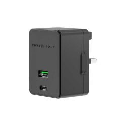 Powerology Dual Port Ultra-Quick PD Charger 36W - Black