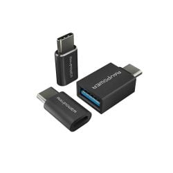 RAVPower 3 in 1 Pack USB-C Adapter - Black