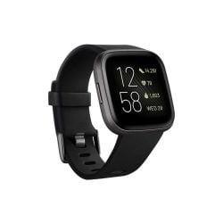 Fitbit Versa 2 Fitness Wristband with Heart Rate Tracker - Black