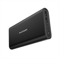 RAVPower Ace Series 26800mAh Portable Charger with Dual Input - Black