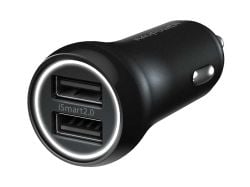 RAVPower Dual Ports Car Charger 17W  Black