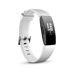Fitbit Inspire HR Fitness Wristband with Heart Rate Tracker - Black/White