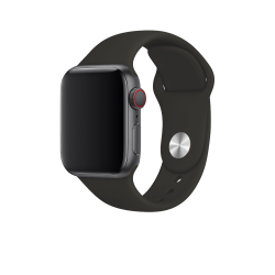 BEHELLO Premium Apple Watch 38/40mm Silicone Strap - Black