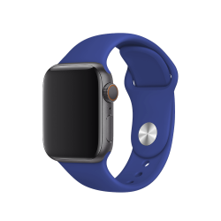 BEHELLO Premium Apple Watch 42/44mm Silicone Strap - Blue
