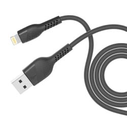 Porodo PVC Lightning Cable 2.4m - Black