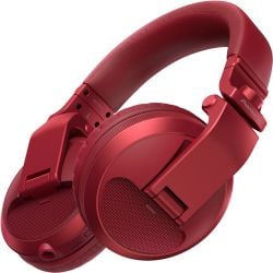 Pioneer DJ HDJ-X5BT Bluetooth Over-Ear DJ Headphones - Metallic Red
