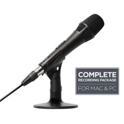 Marantz Pro M4U – USB Condenser Microphone With Audio Interface, Mic Cable and Desk Stand – For Podcast Projects, Streaming and Recording Instruments