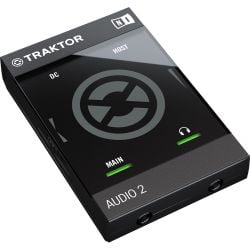 Native Instruments Traktor Audio 2 Mk2 2-channel DJ Audio Interface - Black