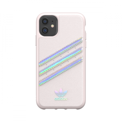 ADIDAS 3 Stripes Case for iPhone 11 Pro Max - Orchid Tint/Holographic