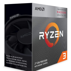 معالج AMD Ryzen 3 3200G رباعي النواة مفتوح مع رسومات Radeon من أي أم دي