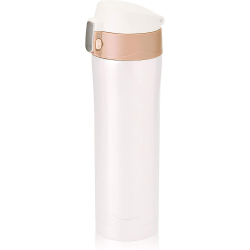 ASOBU Diva Insulated Vacuum Beverage Thermos Container - White Brown
