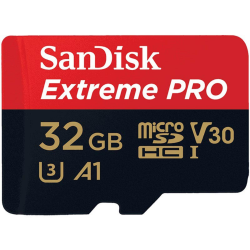 SANDISK SDSQXCG-032G-GN6MA EXTREME PRO MICROSDHC UHS-I CARD - 32GB