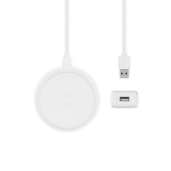 Belkin - Boost Up Wireless Charging Pad 10W with 1.2 m cable and AC adapter - White