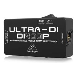 صندوق النقل المباشر Behringer DI400P Ultra-DI من بيهرينغر