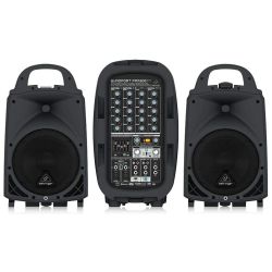 Behringer EUROPORT PPA500BT 500W 6-Channel Portable Wireless PA System