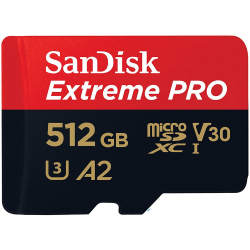 SanDisk Extreme Pro 512 GB microSDXC Memory Card