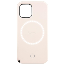 Lumee Halo Selfie Case for Apple iPhone 12 Pro Max - Millenial Pink