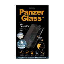 PanzerGlass Dual Privacy iPhone 12 Mini Screen Protector - Privacy w/ Black Frame