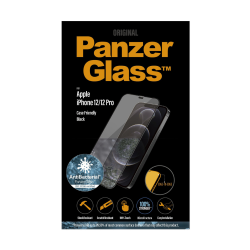 PanzerGlass iPhone 12 / 12 Pro Screen Protector - Clear w/ Black Frame