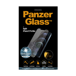 واقي شاشة زجاجي PanzerGlass لهاتف ايفون 12 برو ماكس - شفاف من بانزيرغلاس