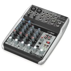 ميكسر ثماني المداخل وثنائي مداخل باس بريميوم Behringer XENYX Q802USB من بيهرينغر