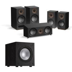 Jamo S 803 HCS Home Cinema System with Klipsch R-100SW Subwoofer Bundle