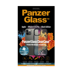 كفر PanzerGlass iPhone 12 /12 Pro ClearCase مع إطار أسود لهواتف ايفون 12 / 12 برو من بانزيرغلاس