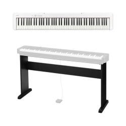 Casio CDP-S110 WH Digital Piano + Casio CS-46 Stand