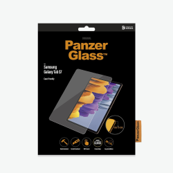 واقي شاشة زجاجي PanzerGlass لتاب سامسونج S7 - شفاف من بانزيرغلاس