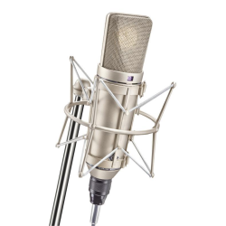 مجموعة ميكروفون مكثف أنبوبي Neumann U67 بغشاء صوتي كبير من نيومان - نيكل