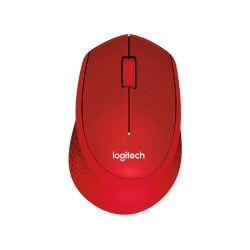 Logitech Mouse Wireless M330 SILENT PLUS - RED