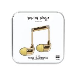 HAPPY PLUGS Deluxe In-Ear Headphones Gold
