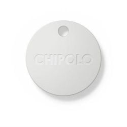 Chipolo Classic Bluetooth Key and Phone Finder with Replaceable Battery -  Pearl White