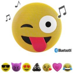 Jam Audio Jamoji Winking Emoji Portable Bluetooth Speaker 6hrs Battery Life