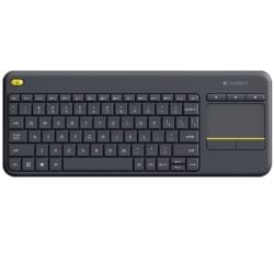 Logitech Keyboard Wireless with Touchpad K400 Plus BLACK - ARB