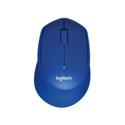 Logitech Mouse Wireless M330 SILENT PLUS - BLUE