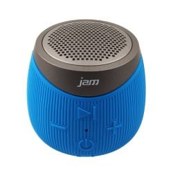 Jam Audio Double Down – Portable Bluetooth Wireless Speaker, Pair 2 for Stereo Blue