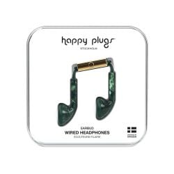 HAPPY PLUGS Deluxe In-Ear Headphones  Jade Green