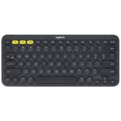 Logitech K380 Multi-Device Bluetooth Keyboard – Windows, Mac DARK GREY - ENG