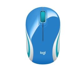 Logitech Mouse Wireless M187 Mini - BLUE