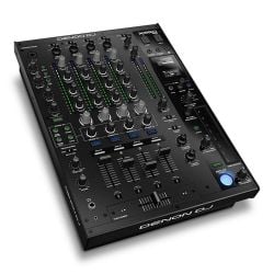 ميكسر دي جي Denon DJ X1850 Prime رباعي القنوات مع مؤثرات وتوافقية مع تطبيق سيراتو من دينون دي جي 