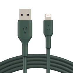 كابل شحن سريع BELKIN Boost Charge لايتننج إلى USB-A بطول 1 متر من بيلكن - أخضر ليلي
