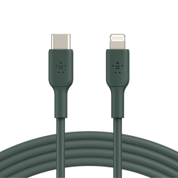 كابل شحن سريع BELKIN Boost Charge لايتننج إلى USB-C بطول 1 متر من بيلكن - أخضر ليلي