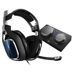 ASTRO A40 TR V2 2019 GEN 4  Gaming Headset + MixAmp Pro TR FOR PS4, PC, MAC, SWITCH Black-Blue