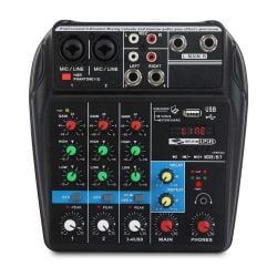 Resound A4 4Channels Audio Mixer Sound Mixing Console